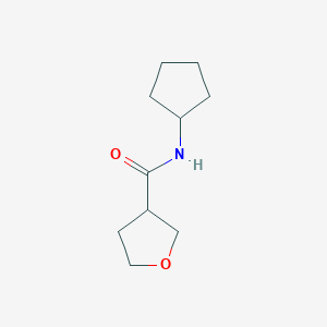 molecular formula C10H17NO2 B2770120 n-环戊基四氢呋喃-3-甲酰胺 CAS No. 1344228-77-8