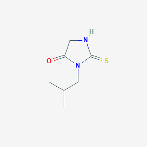 1-(2-methylpropyl)-2-sulfanyl-4,5-dihydro-1H-imidazol-5-one