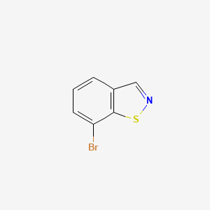 molecular formula C7H4BrNS B2770151 7-Bromo-1,2-benzothiazole CAS No. 139036-97-8