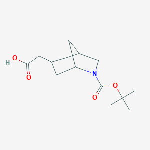 2-{2-[(Tert-butoxy)carbonyl]-2-azabicyclo[2.2.1]heptan-5-yl}acetic acid