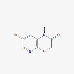 molecular formula C8H7BrN2O2 B2770189 7-溴-1-甲基-1H-吡啶并[2,3-b][1,4]噁唑-2(3H)-酮 CAS No. 1186658-27-4