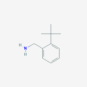molecular formula C11H17N B2770258 (2-Tert-butylphenyl)methanamine CAS No. 91338-95-3