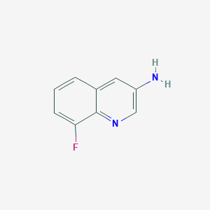 molecular formula C9H7FN2 B2770267 8-Fluoroquinolin-3-amine CAS No. 1207187-32-3; 936324-21-9