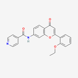 molecular formula C23H18N2O4 B2770270 N-(4-氯苯基)-2-((4-(2-(3-甲基哌啶-1-基)-2-氧代乙基)噻唑-2-基)硫)乙酰胺 CAS No. 929514-07-8