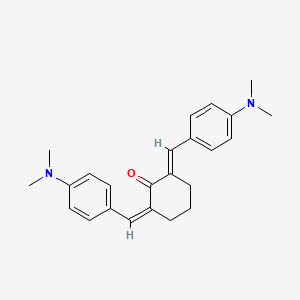 molecular formula C24H28N2O B2770285 (2Z,6E)-2,6-bis(4-(dimethylamino)benzylidene)cyclohexanone CAS No. 18977-38-3