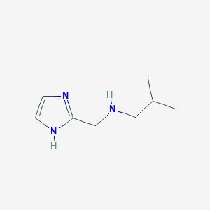 molecular formula C8H15N3 B2770389 (1H-咪唑-2-基甲基)-异丁基胺 CAS No. 921090-87-1