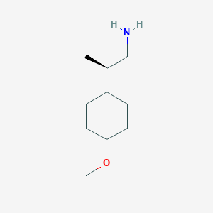 molecular formula C10H21NO B2770460 (2R)-2-(4-Methoxycyclohexyl)propan-1-amine CAS No. 2248171-64-2