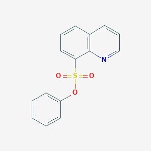molecular formula C15H11NO3S B277048 Phenyl quinoline-8-sulfonate 