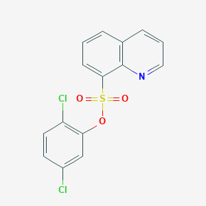 molecular formula C15H9Cl2NO3S B277049 2,5-Dichlorophenyl 8-quinolinesulfonate 