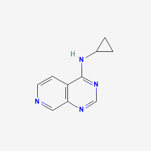 molecular formula C10H10N4 B2770553 N-cyclopropylpyrido[3,4-d]pyrimidin-4-amine CAS No. 2310221-46-4