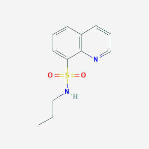 molecular formula C12H14N2O2S B277059 N-propylquinoline-8-sulfonamide 