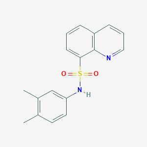 molecular formula C17H16N2O2S B277060 N-(3,4-dimethylphenyl)-8-quinolinesulfonamide 