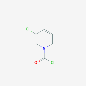 molecular formula C6H7Cl2NO B2770644 3-氯-3,6-二氢吡啶-1(2H)-甲酰氯 CAS No. 2137617-94-6