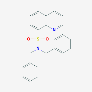 molecular formula C23H20N2O2S B277065 N,N-dibenzyl-8-quinolinesulfonamide 
