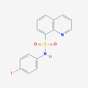 molecular formula C15H11IN2O2S B277067 N-(4-iodophenyl)-8-quinolinesulfonamide 