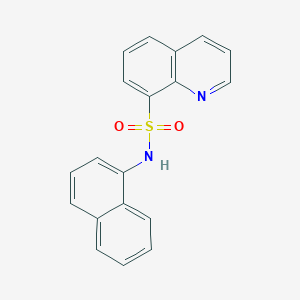 molecular formula C19H14N2O2S B277068 N-(1-naphthyl)-8-quinolinesulfonamide 