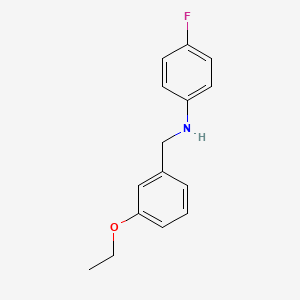 molecular formula C15H16FNO B2770681 N-(3-ethoxybenzyl)-4-fluoroaniline CAS No. 801242-06-8
