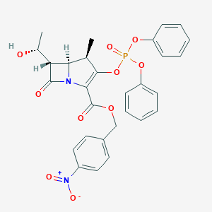 molecular formula C29H27N2O10P B027707 β-甲基乙烯基磷酸酯 CAS No. 90776-59-3