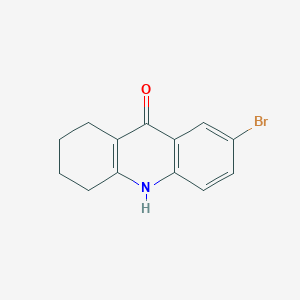 molecular formula C13H12BrNO B2770736 7-Bromo-1,3,4,10-tetrahydro-2H-acridin-9-one CAS No. 443662-39-3