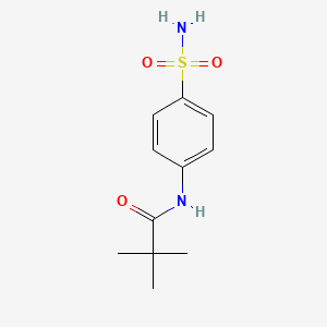molecular formula C11H16N2O3S B2770770 2,2-dimethyl-N-(4-sulfamoylphenyl)propanamide CAS No. 103826-87-5