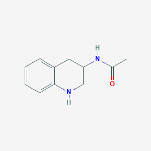 molecular formula C11H14N2O B2770775 N-(1,2,3,4-Tetrahydroquinolin-3-YL)acetamide CAS No. 945-80-2