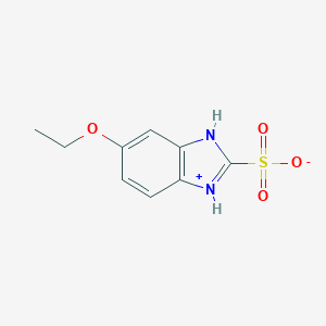 molecular formula C9H10N2O4S B277079 6-ethoxy-1H-benzimidazol-3-ium-2-sulfonate 