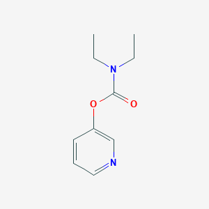 molecular formula C10H14N2O2 B027708 3-吡啶基二乙基氨基甲酸酯 CAS No. 51581-40-9