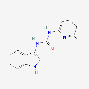 molecular formula C15H14N4O B2770818 1-(1H-indol-3-yl)-3-(6-methylpyridin-2-yl)urea CAS No. 899947-10-5