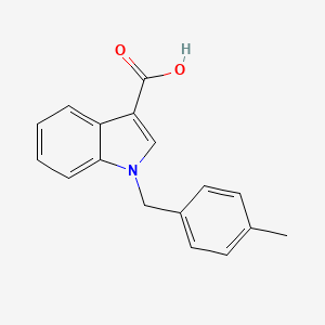 molecular formula C17H15NO2 B2770848 1-(4-methylbenzyl)-1H-indole-3-carboxylic acid CAS No. 943117-12-2