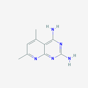 molecular formula C9H11N5 B2770864 5,7-Dimethylpyrido[2,3-d]pyrimidine-2,4-diamine CAS No. 20739-23-5