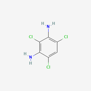 molecular formula C6H5Cl3N2 B2770876 2,4,6-Trichlorobenzene-1,3-diamine CAS No. 3102-85-0