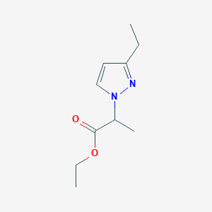 Ethyl 2-(3-ethylpyrazol-1-yl)propanoate