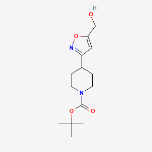 Tert-butyl 4-[5-(hydroxymethyl)-1,2-oxazol-3-yl]piperidine-1-carboxylate