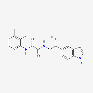 molecular formula C21H23N3O3 B2770891 N1-(2,3-dimethylphenyl)-N2-(2-hydroxy-2-(1-methyl-1H-indol-5-yl)ethyl)oxalamide CAS No. 2034441-40-0