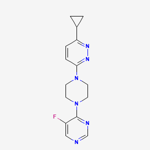 3-Cyclopropyl-6-[4-(5-fluoropyrimidin-4-yl)piperazin-1-yl]pyridazine