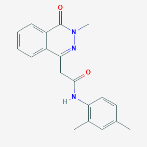 molecular formula C19H19N3O2 B277097 N-(2,4-dimethylphenyl)-2-(3-methyl-4-oxo-3,4-dihydrophthalazin-1-yl)acetamide 