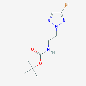 Tert-butyl N-[2-(4-bromotriazol-2-yl)ethyl]carbamate