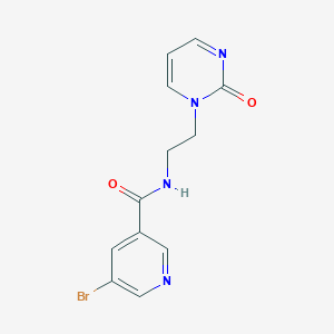 5-bromo-N-(2-(2-oxopyrimidin-1(2H)-yl)ethyl)nicotinamide