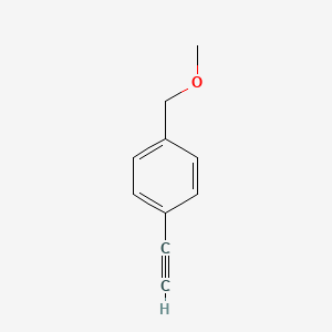 molecular formula C10H10O B2771026 1-Ethynyl-4-(methoxymethyl)benzene CAS No. 313947-36-3