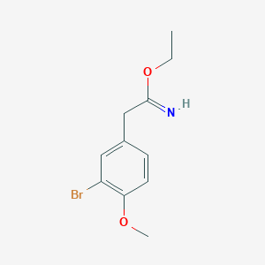 Ethyl 2-(3-bromo-4-methoxyphenyl)ethanimidate