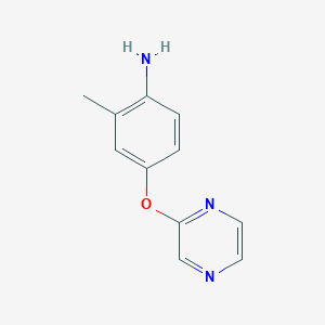 2-Methyl-4-(pyrazin-2-yloxy)aniline
