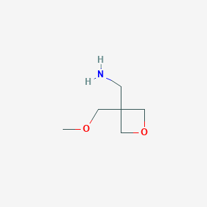 [3-(Methoxymethyl)oxetan-3-yl]methanamine