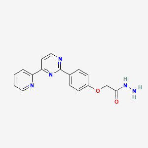 2-{4-[4-(2-Pyridinyl)-2-pyrimidinyl]phenoxy}acetohydrazide