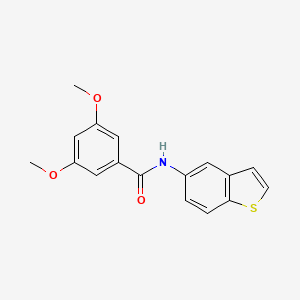 molecular formula C17H15NO3S B2771072 N-(benzo[b]thiophen-5-yl)-3,5-dimethoxybenzamide CAS No. 477539-68-7