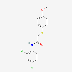 N-(2,4-dichlorophenyl)-2-[(4-methoxyphenyl)sulfanyl]acetamide