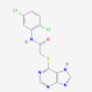 N-(2,5-dichlorophenyl)-2-(9H-purin-6-ylsulfanyl)acetamide