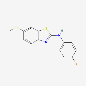 N-(4-bromophenyl)-6-(methylthio)benzo[d]thiazol-2-amine
