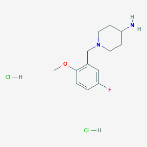 1-(5-Fluoro-2-methoxybenzyl)piperidin-4-amine dihydrochloride