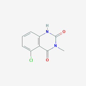 molecular formula C9H7ClN2O2 B2771236 5-chloro-3-methyl-2,4(1H,3H)-quinazolinedione CAS No. 118470-98-7
