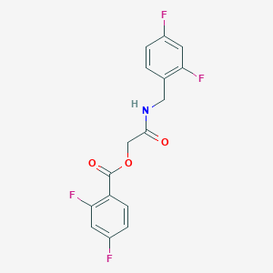 2-((2,4-Difluorobenzyl)amino)-2-oxoethyl 2,4-difluorobenzoate